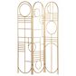 Maple and Jade Room Divider Screen in Matte Gold, , large