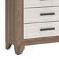 Ashley Sharnari 3-Piece Queen Bedroom Set in Warm Gray, Brown and Antique White Laminate, , large