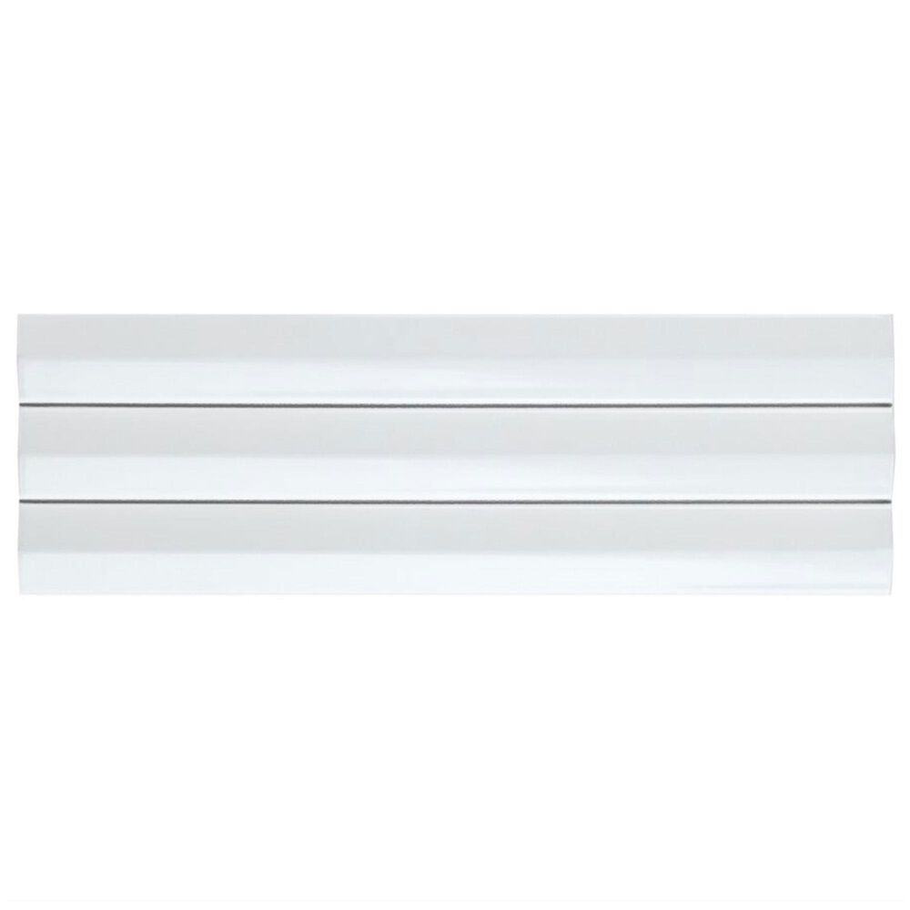 Soho Studio Accordion Blanco White 5" x 16" Porcelain Tile, , large