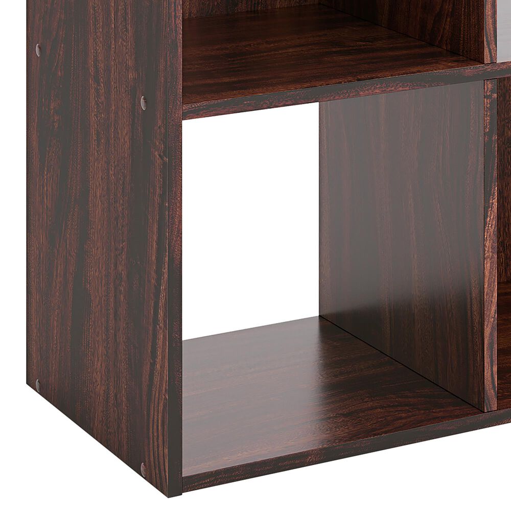 Ashley Glosmount 4-Cube Organizer in Cherry and Light Brown, , large