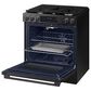Samsung Bespoke 6.0 Cu. Ft. Smart Slide-In Gas Range with True Convection in Matte Black Steel, , large