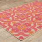 Oriental Weavers Cayman Sand and Pink 3"10" x 5"5" Indoor/Outdoor Area Rug, , large