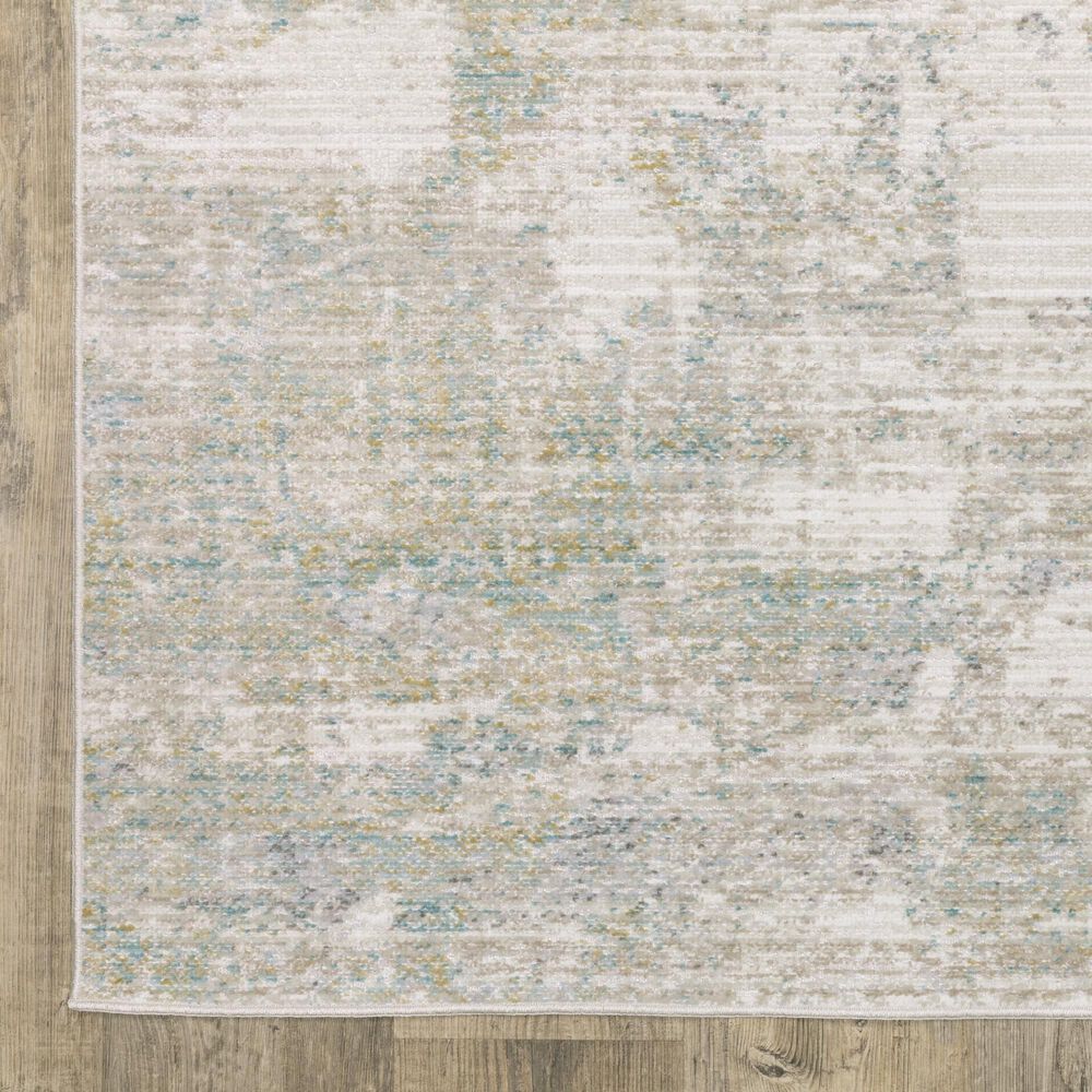 ROW by Oriental Weavers Cavett Ivory and Green 7'10" x 10'10" Area Rug, , large