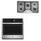 GE Profile 36" Gas Cooktop with 30" Built-In Convection Single Wall Oven in Stainless Steel, , large