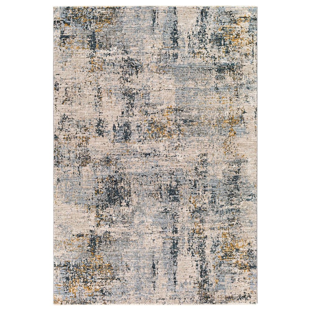 Surya Laila 5" x 7"6" Teal, Saffron, Sage, Gray and Cream Area Rug, , large