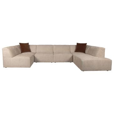 Jonathan Louis Finn 6-Piece Stationary Modular Sectional in Utopia Sand, , large