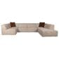 Jonathan Louis Finn 6-Piece Stationary Modular Sectional in Utopia Sand, , large