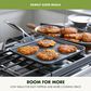 Green Pan Valencia Pro 11" Nonstick Square Griddle in Grey, , large