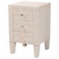 Baxton Studio Leyna 3-Drawer End Table in Beige, , large
