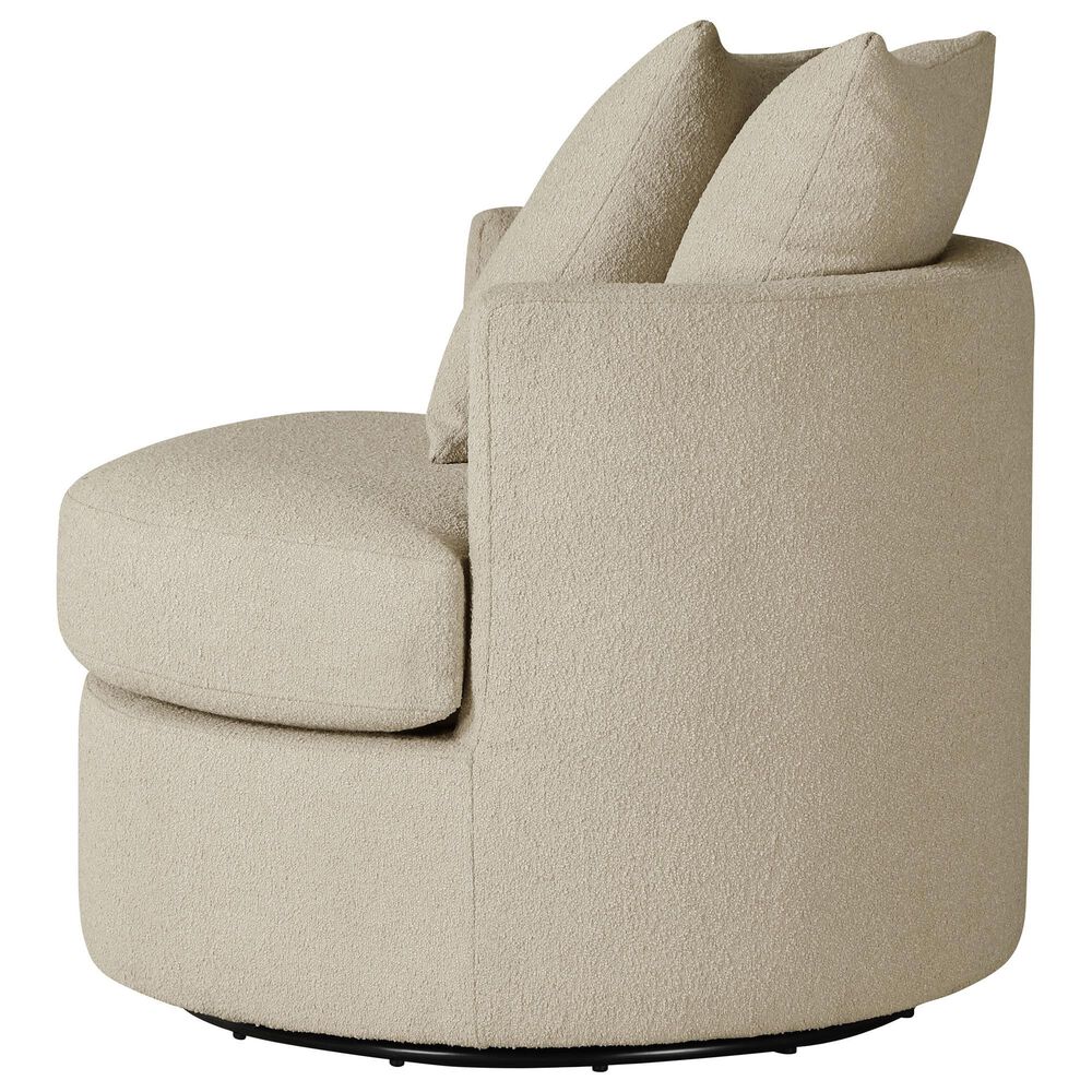 Coaster Debbie Swivel Accent Chair in Camel, , large
