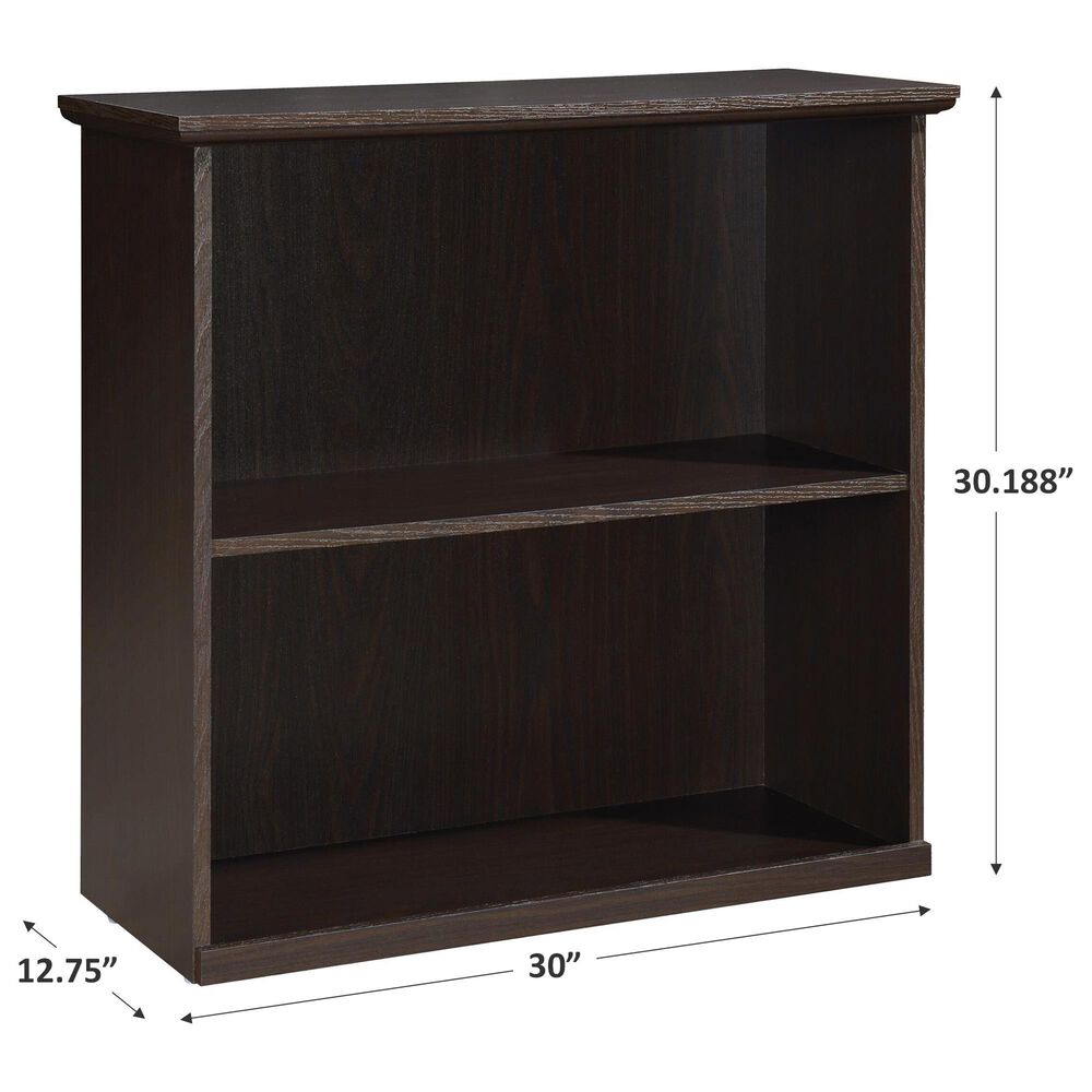 Valor Living Jefferson 2-Shelf Bookcase in Espresso, , large