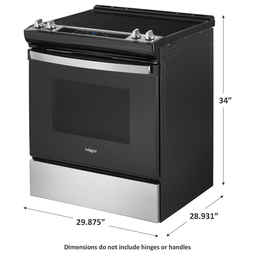 Whirlpool 4.8 Cu. Ft. Tall Range with Self Clean Oven Cycle in Stainless Steel, , large