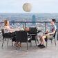 CorLiving Parksville 5-Piece Patio Dining Set in Black/Ash Gray, , large