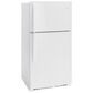 Whirlpool 21 Cu. Ft. 33" Wide Top-Freezer Refrigerator with LED Interior Lighting in White, , large
