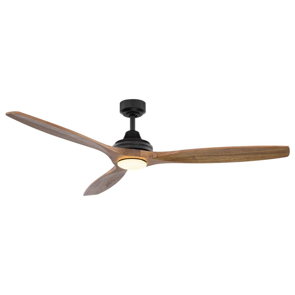Vaxcel Niles 60" Integrated LED Ceiling Fan in Black, , large