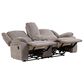 Furniture of America Hawkins 3-Piece Manual Reclining Living Room Set in Gray, , large