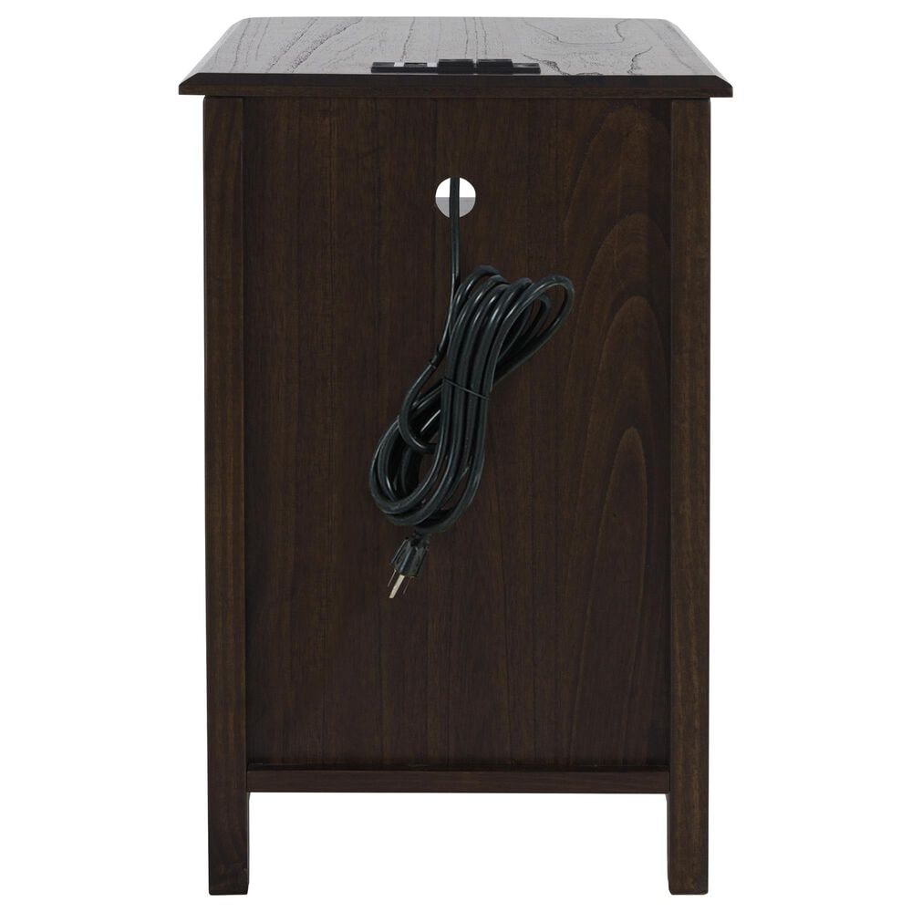 Ashley Devonsted Chairside End Table in Dark Brown, , large