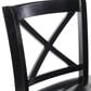 Linon Home Decor Torino X-Back Counter Stool in Black, , large