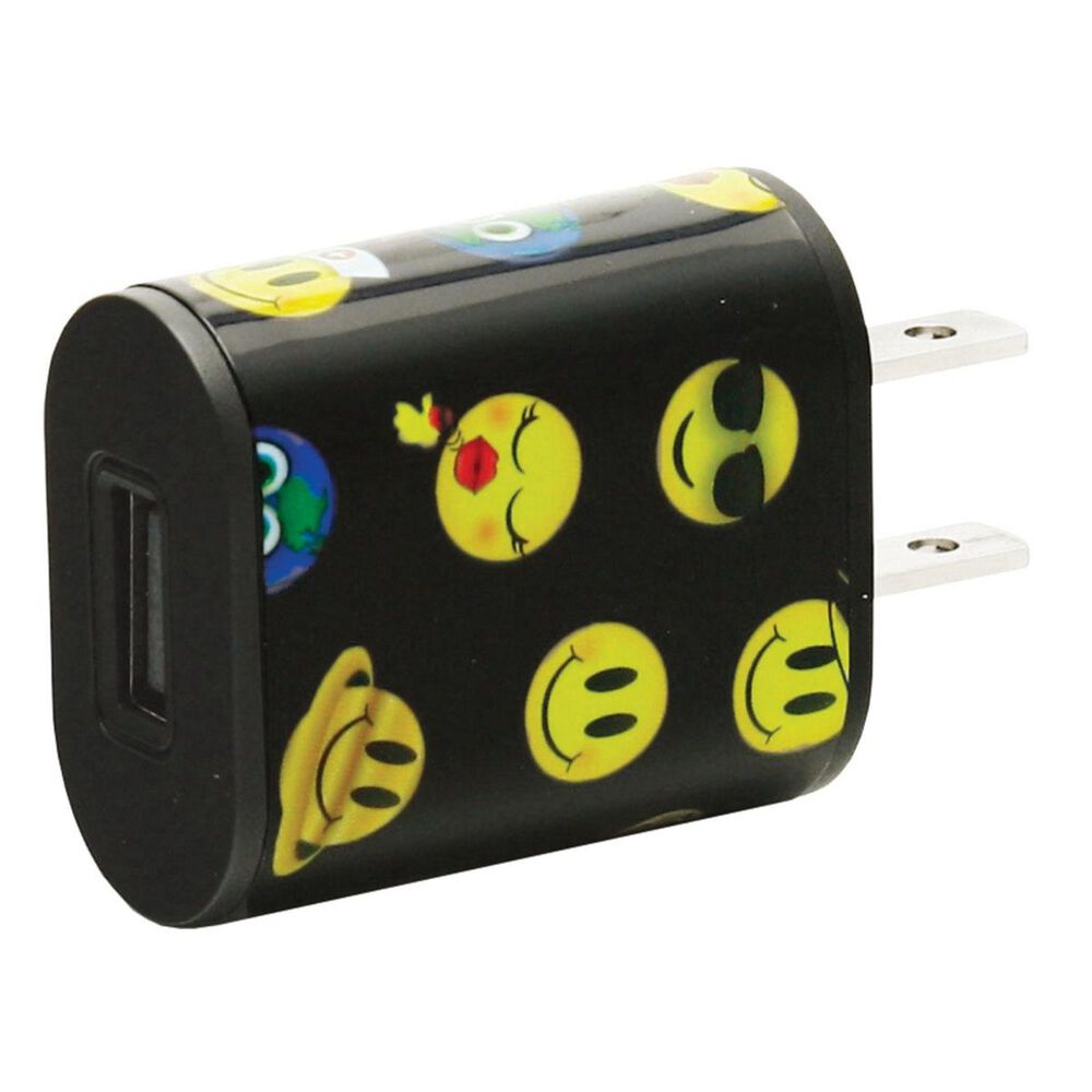 True Tech 1 Amp Emoji Wall Plug, , large