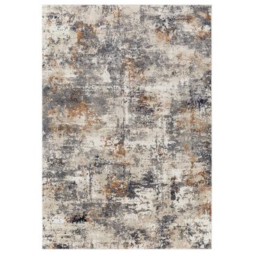 Surya Tuscany 7"10" Square Gray, Camel and White Area Rug, , large