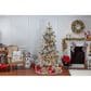 The Gerson Company 5" Pre-Lit Lightly Snowbell Pine Christmas Tree in Green, , large