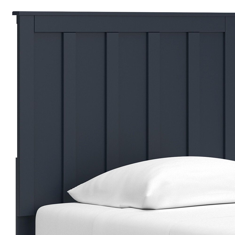 Ashley Simmenfort Twin Platform Bed in Navy Blue, , large