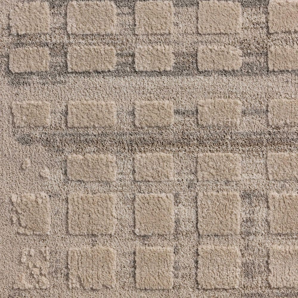 Amber Lewis x Loloi Monty 6&#39;7&quot; x 9&#39;3&quot; Pebble and Beige Area Rug, , large