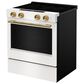 KitchenAid 5.3 Cu. Ft. Smart Slide-in Electric Range in Porcelain White, , large