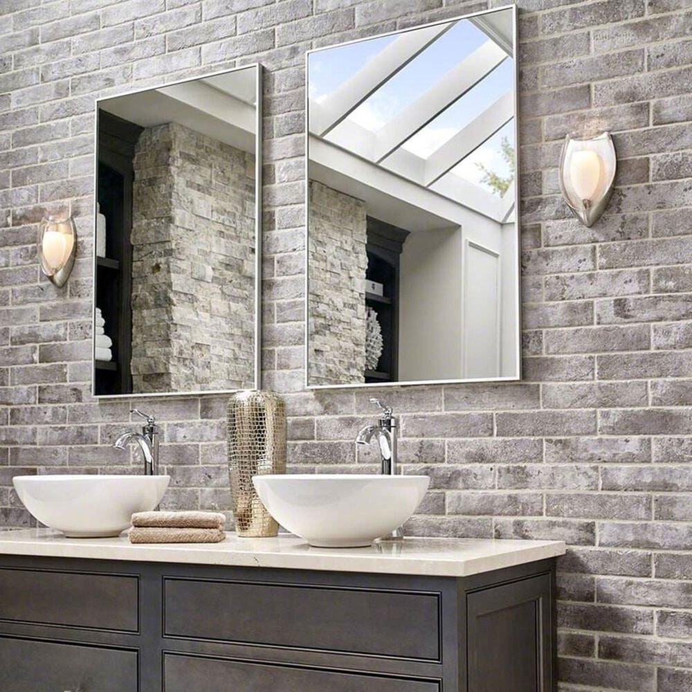 MS International Brickstone Taupe 2&quot; x 10&quot; Porcelain Tile, , large