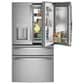 GE Appliances 22.4 Cu. Ft. 4-Door French-Door Refrigerator with Door In Door in Fingerprint Resistant Stainless, , large