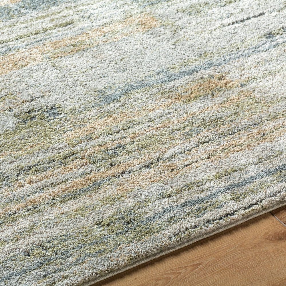 Surya Avellino 12&#39; x 15&#39; Light Gray, Light Beige, Olive, Light Olive, Gray, Tan and Deep Teal Area Rug, , large