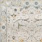 Surya Dresden Taupe, Off-White, Dusty Sage, Deep Teal, Olive, Light Gray and Mustard 2"7" x 7"3" Runner, , large