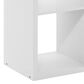 HOMLUX 2-Cube Reversible Open Back Bookshelf in White, , large