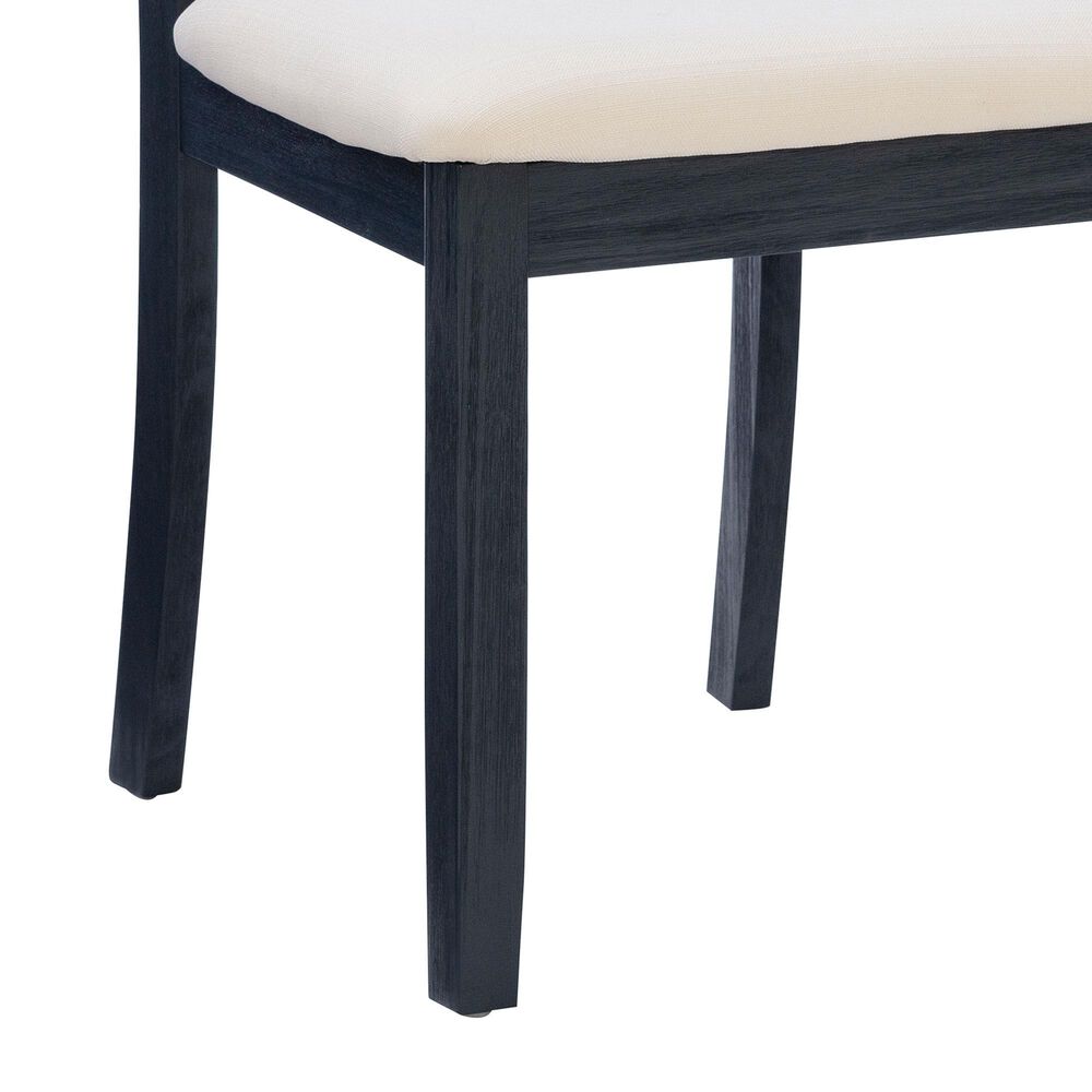 Linon Home Decor Jorissen Side Chair in Dark Charcoal (Set of 2), , large