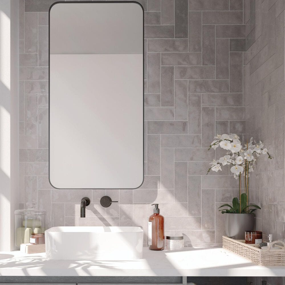 Emser Passion Gris 3&quot; x 8&quot; Glossy Porcelain Tile, , large