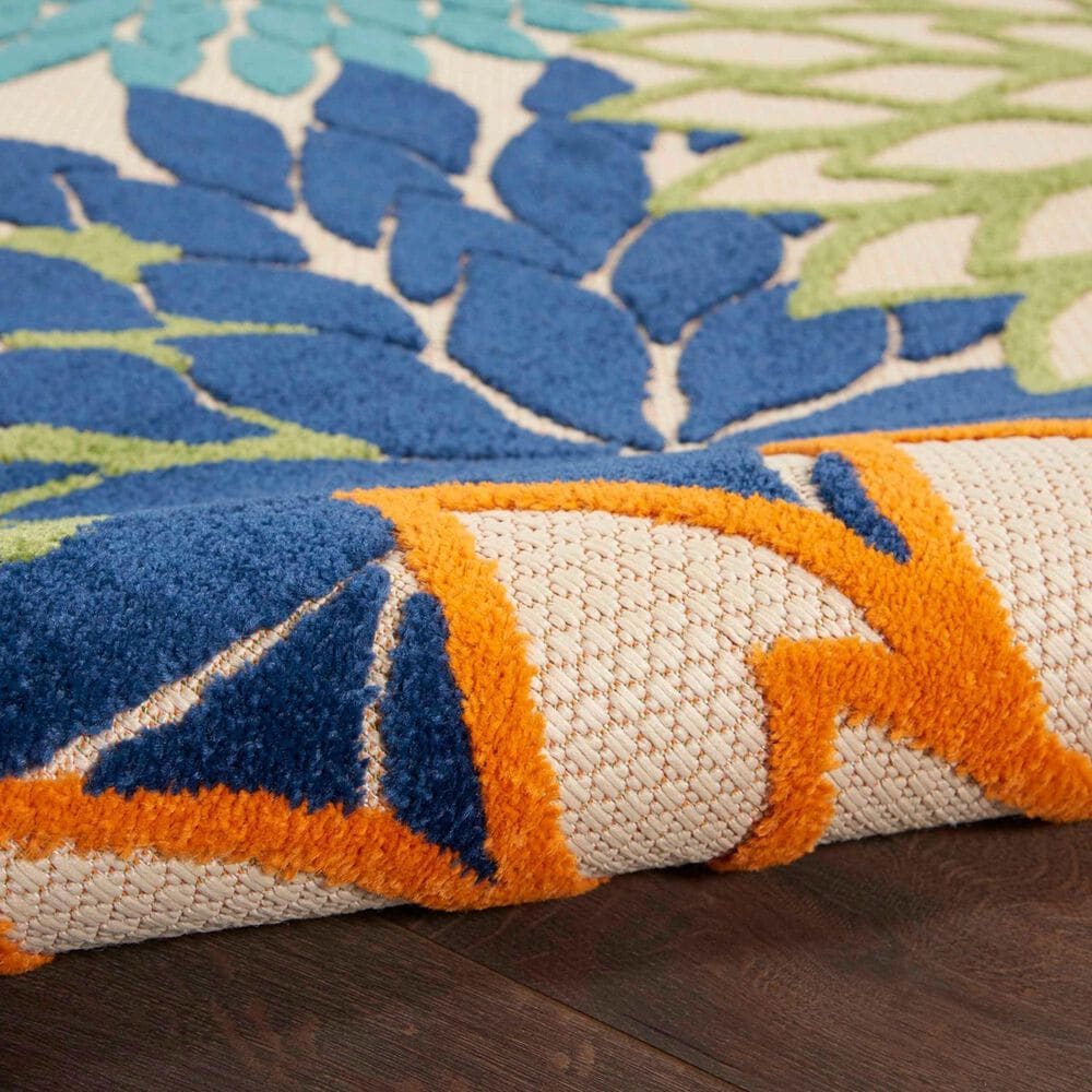 Nourison Aloha ALH05 9&#39; x 12&#39; Multicolor Indoor/Outdoor Area Rug, , large