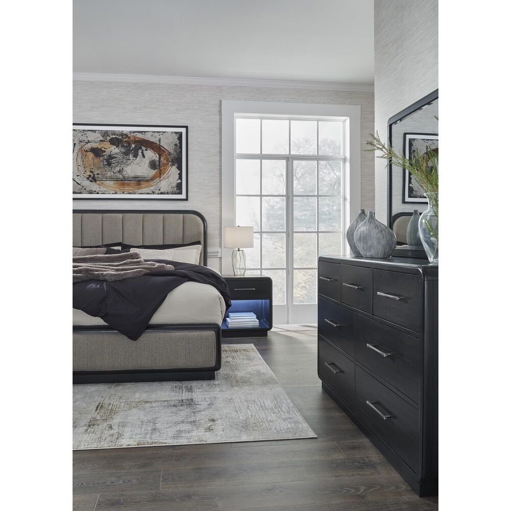 Millenium Rowanbeck 7-Drawer Dresser in Black, , large