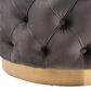 Baxton Studio Valeria Ottoman in Slate Grey, , large