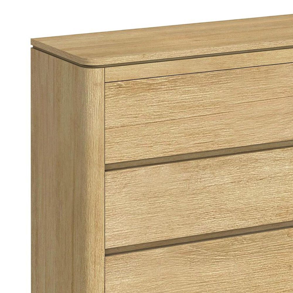 Mayberry Hill Rosalie 6-Drawer Dresser and Mirror in Natural, , large