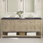 James Martin Vanities Breckenridge 72" Double Vanity in Whitewashed Oak with 3 cm Charcoal Soapstone Quartz Top, , large