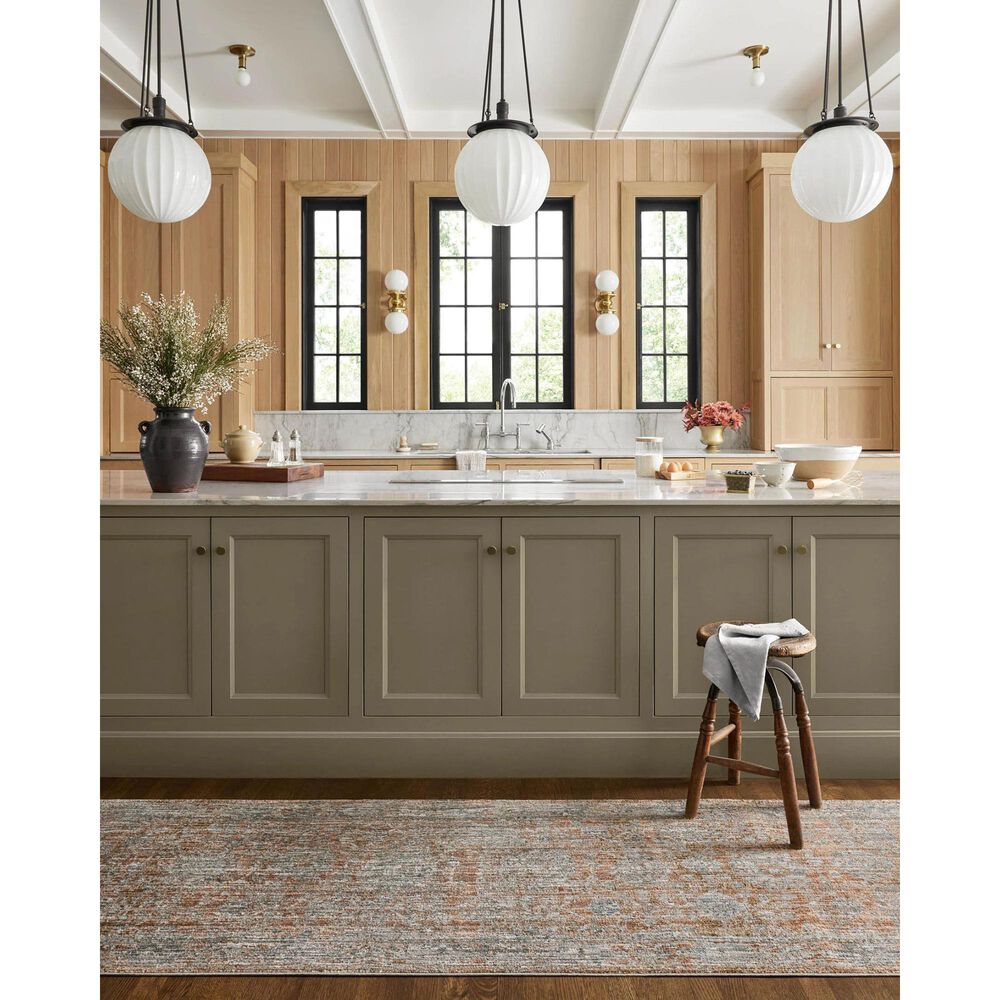 Loloi Katherine 2&#39;7&quot; x 8&#39; Terracotta and Smoke Runner, , large