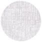 Safavieh Marrakesh 6"7" Round Ivory and Dark Grey Area Rug, , large