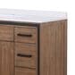 Lexora Home Ziva 48" Single Bathroom Vanity in Rustic Barnwood with 2 cm White Quartz Top and Rectangular Sink, , large