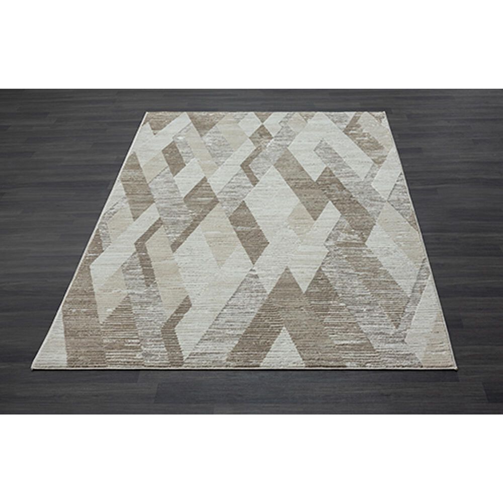 L&amp;R Resources Brisbane Geometric Gray 7&#39;9&quot; x 9&#39;9&quot; Area Rug, , large