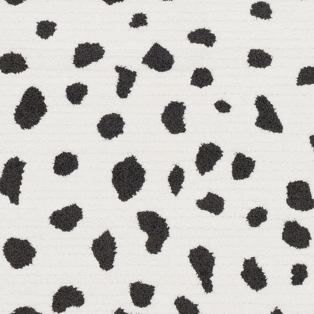 Surya Moroccan Shag Black and White 7&#39;10&quot; x 10&#39;2&quot; Area Rug, , large