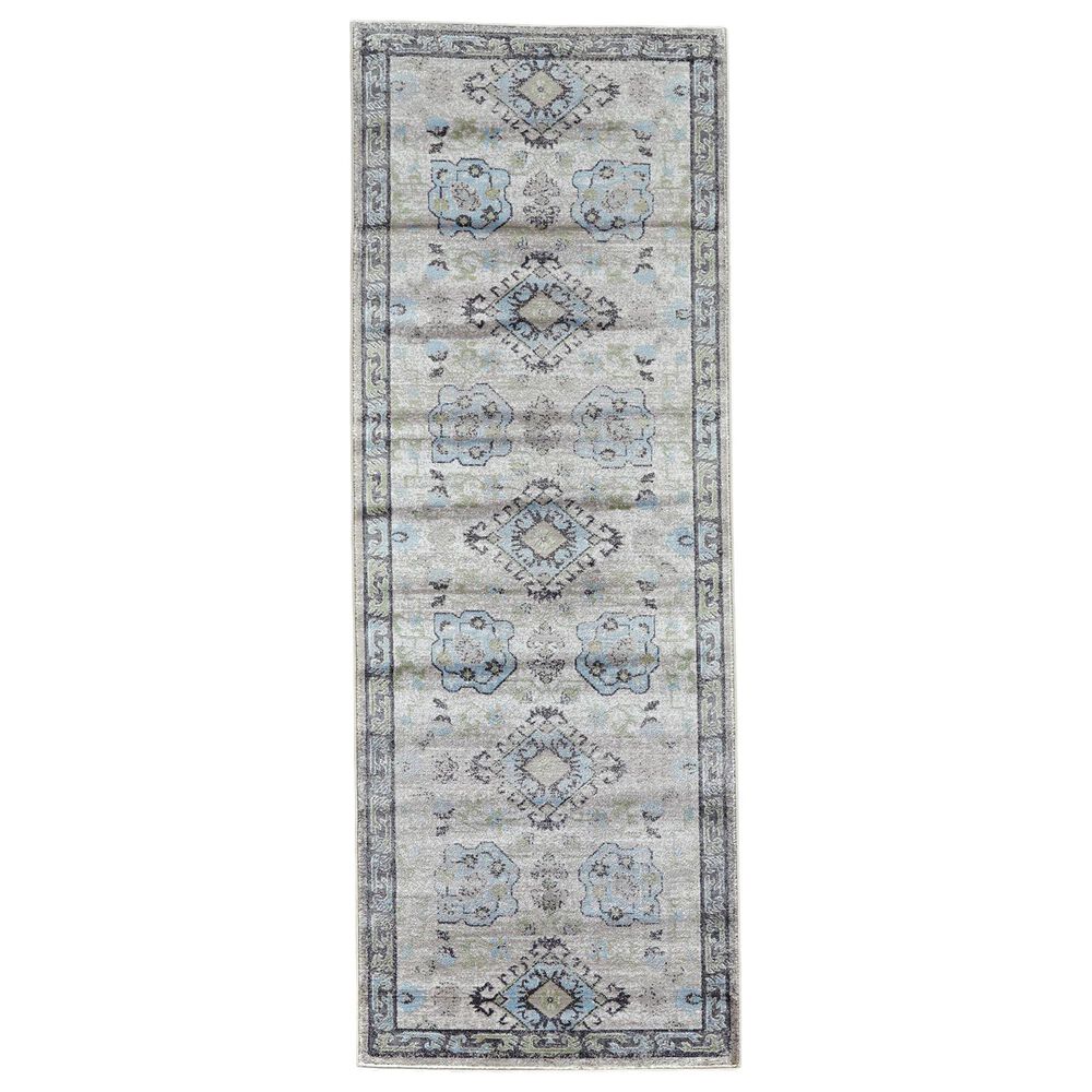 Feizy Rugs Katari Oriental 2"10" x 7"10" Birch and Sterling Area Rug, , large