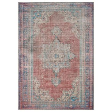 Oriental Weavers Sofia 85819 8"3" x 11"6" Red and Blue Area Rug, , large
