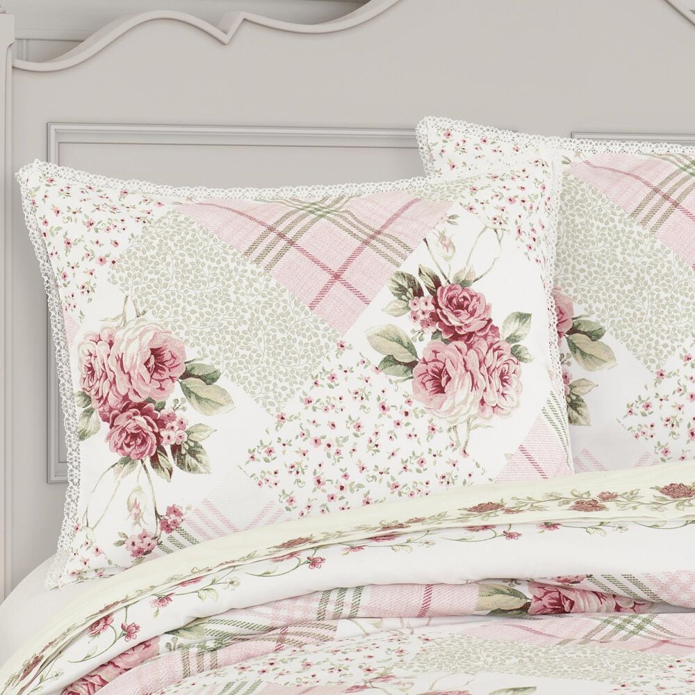 J. Queen New York Bungalow 4-Piece King Comforter Set in Rose, , large