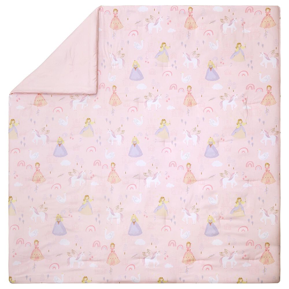 Urban Playground Fairytale Princess 3-Piece Full/Queen Comforter Set in Pink, , large