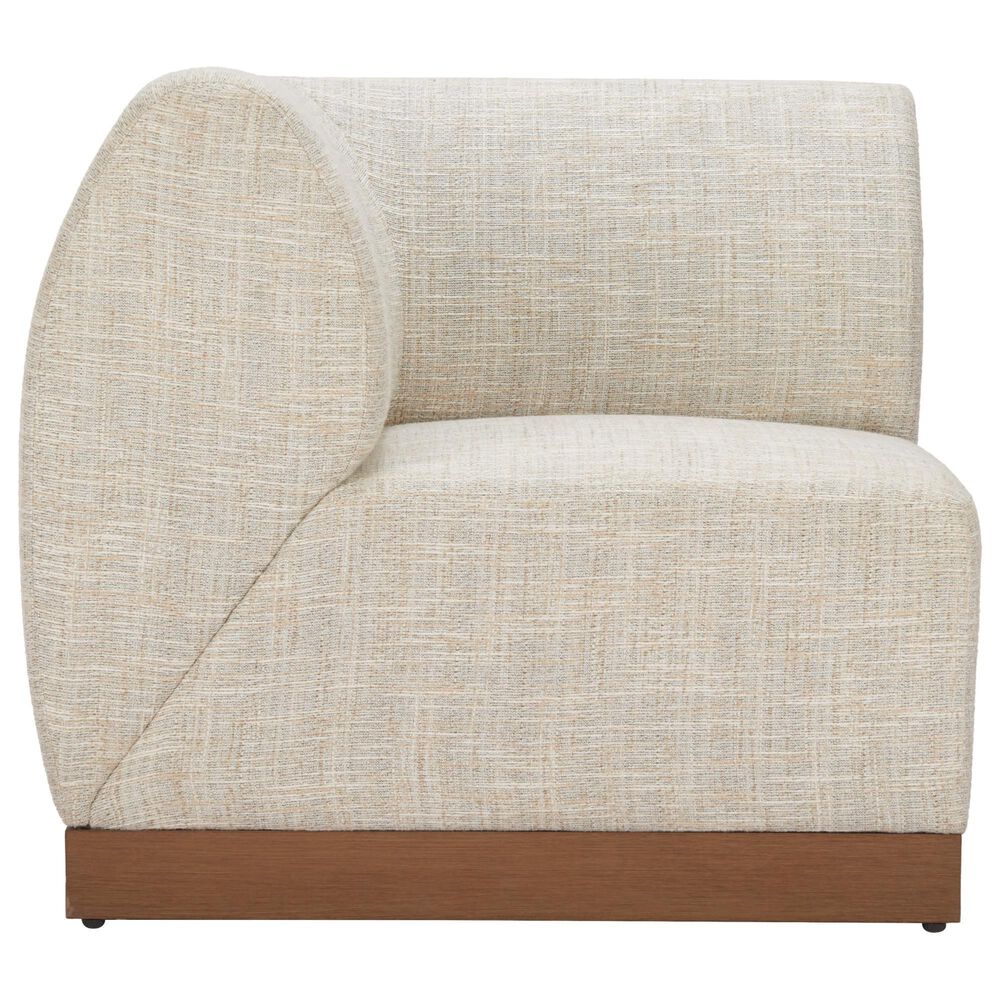 Zuo Modern Christy Outdoor Corner Chair in Beige, , large